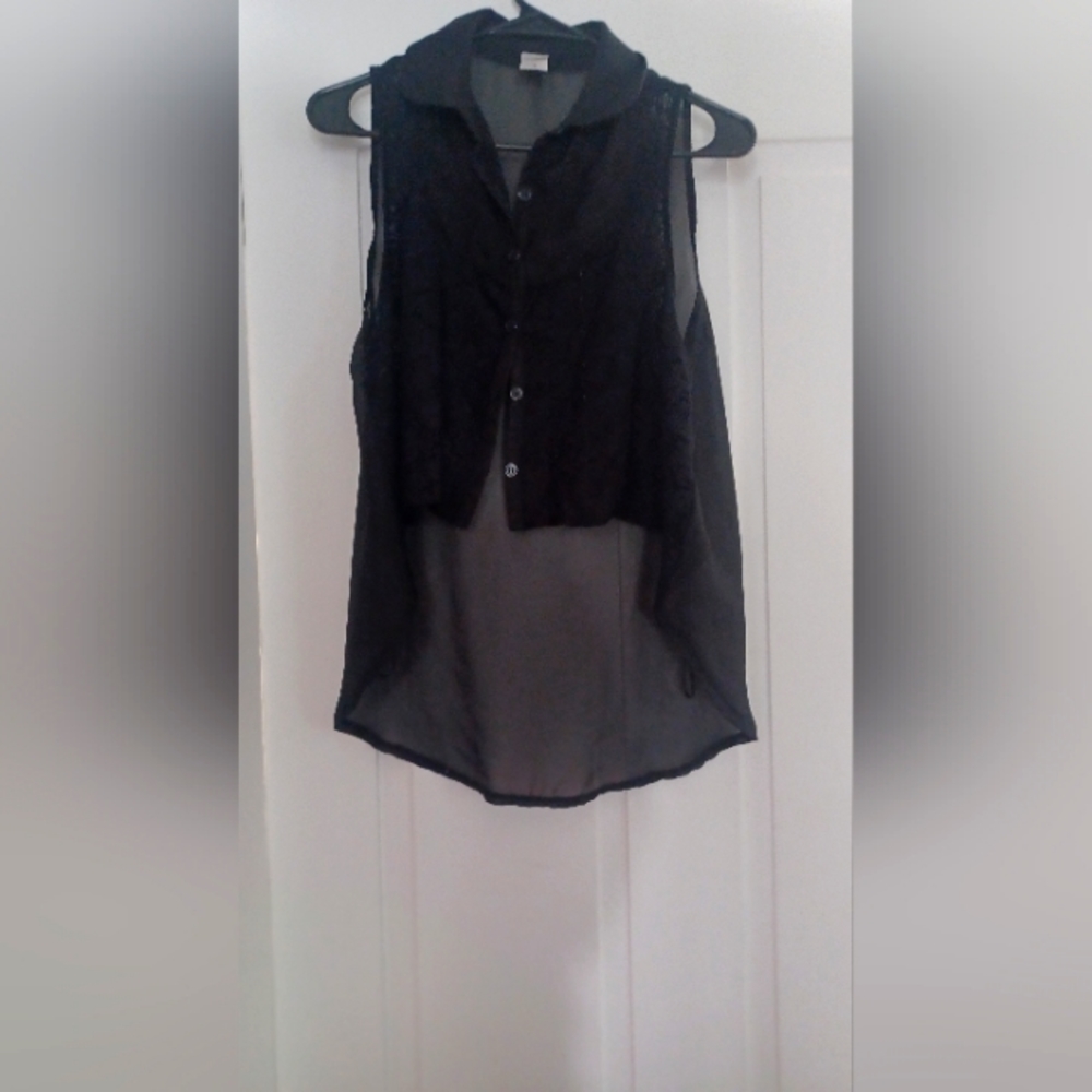 Black Lace Shirt